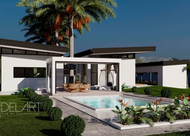 Eco-friendly modern home with pool in Costa Rica