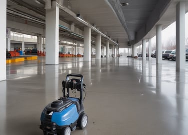 white and teal steam clothes iron plugged on ironing board