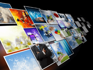 a collection of many visuals and design elements