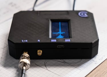 Acoustic signals generated from a battery