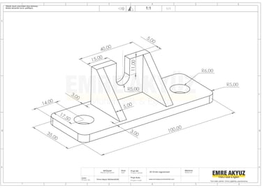 solidworks örnek çizim, solidworks örnek uygulama, zor çizimler, emre akyüz eğitim, solidworks eğiti