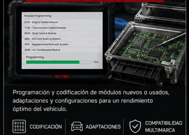 Programacion  y codificacion de modulos nuevos y usados