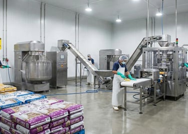 Super Sanitation staff performing HACCP‑compliant cleaning in Fraser Valley food plant