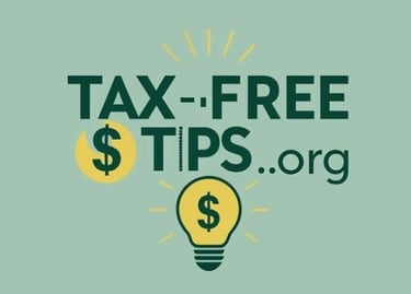 a light bulb with a dollar sign that says tax tip