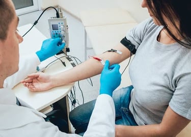 Arm nerve conduction study at East Coast Diagnostics