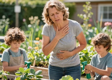 A serene forest path bathed in soft morning light, symbolizing a journey toward healing.