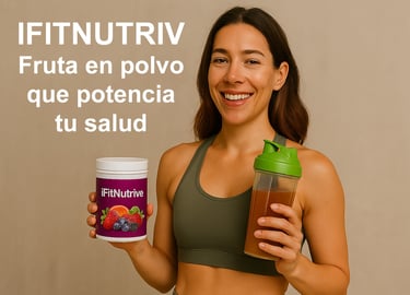 a woman holding a drink and a drink