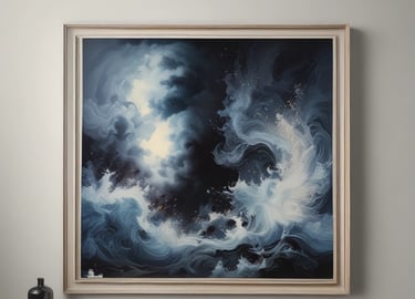 Tableau representant l'art numérique