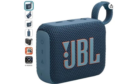 JBL Go 4 - Ultra-portable, water proof and dustproof bluetooth speaker