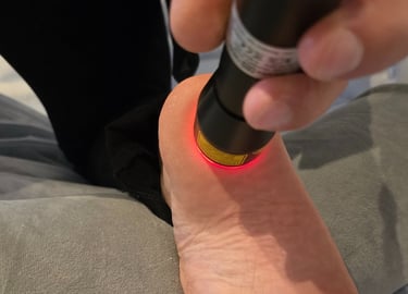 low level laser therapy on heel pain relief
