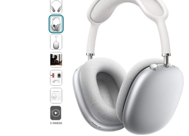 Apple Airpod Max Wireless Over-Ear Heardphones, Active noise cancelling, dolby atmos