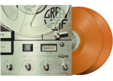 Greenleaf Revolution Rock LP cover – official stoner rock orange vinyl album