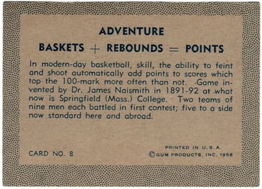 Vintage Adventure Gum Sports cards