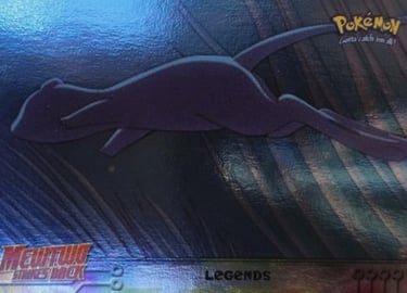 1 Legends Topps Pokémon The FIrst Movie silver foil