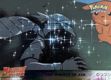 38 The Rebirth of Ash Topps Pokémon The First Movie silver foil