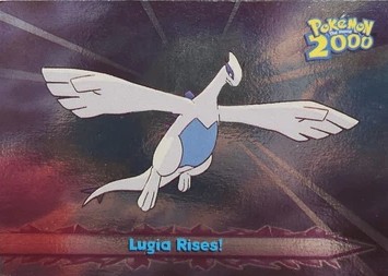64 Lugia Rises ! Topps Pokémon The Movie 2000 silver foil