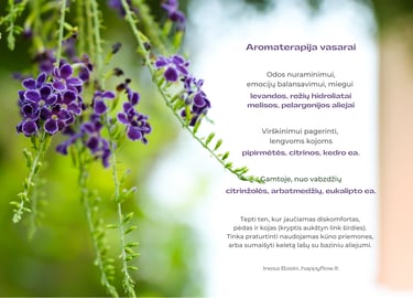aromaterapija vasarai
