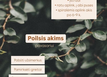poilsis akims