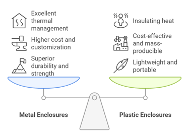 Metal vs. Plastic Enclosures
