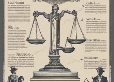 A close-up of a vintage law book with a gavel resting on top, set against a dark wooden background.