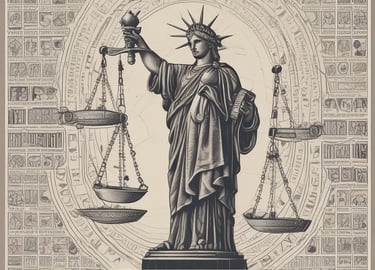 A close-up of a vintage law book with a gavel resting on top, set against a dark wooden background.