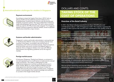 Productivity benchmarking report on retail industry