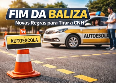 Fim da Baliza e Novas Regras para Tirar a CNH: Entenda as Mudanças no Exame Prático