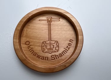 coaster made of wood custom made