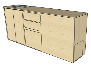 Meuble cuisine C2