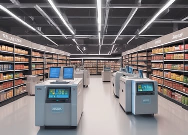 An infographic showcasing various retail segments supported by kridhaverse retail erp.