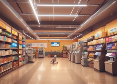 An infographic showcasing various retail segments supported by kridhaverse retail erp.