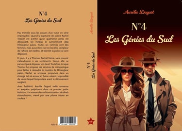 Roman policier "N°4 Les génies du Sud" de l'auteure Aurélie Dugast
