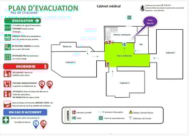 Plan d'évacuation