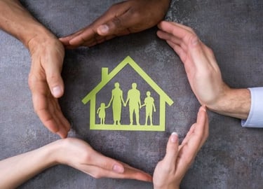 famiglia casa sana edil leonardo