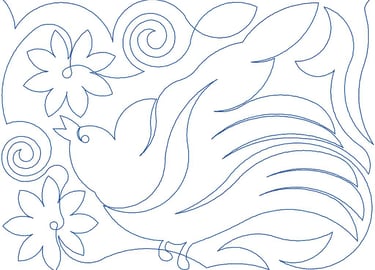 SS-DBD-BIRD IN GARDEN-2Deb Geissler E2E