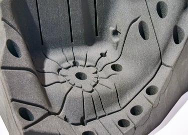 Detailed Printed Mold used to cast an Aluminum Bell Housing