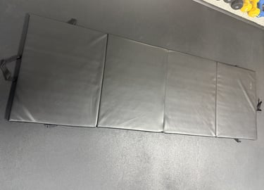 Thick supportive exercise mat for safe knee and wrist protection during home workouts