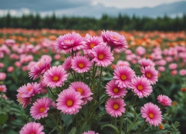 A farmer examining healthy crops in a sunlit field using a tablet.