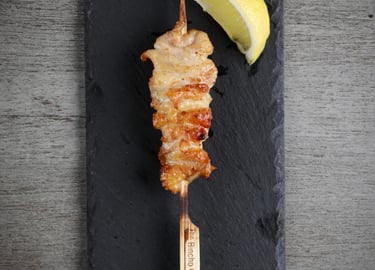 Chicken Skin Kawa Skewer in Yakitori Catering
