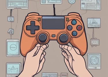 Une manette de jeu