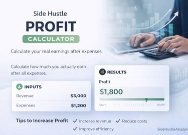side hustle profit calculator 