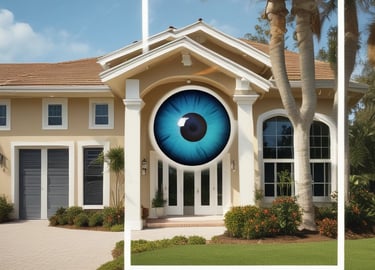 A scenic view of Cape Coral, Florida, showcasing beautiful properties.