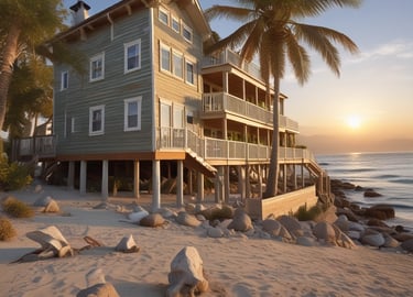 A scenic view of Cape Coral, Florida, showcasing beautiful properties.