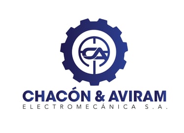 a logo for chacon & aviram, settings logo