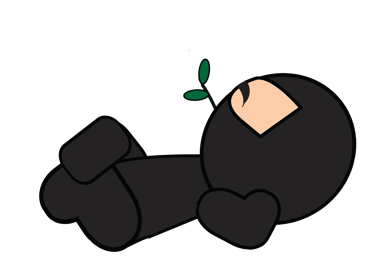 ninjinha, símbolo do dojo de criatividade