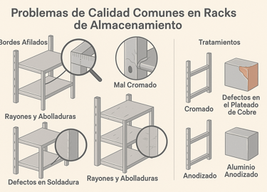 Problemas Comunes en Estantes Metálicos simple compose