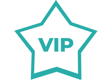VIP icon promoting exclusive club crawl experiences