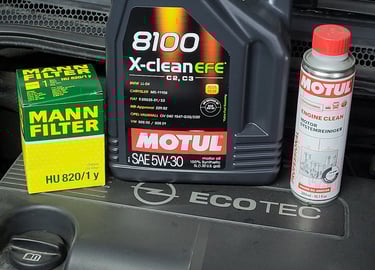 Motul 8100 X-clean EFE 5W-30 масло со MANN Filter - Premium мал сервис