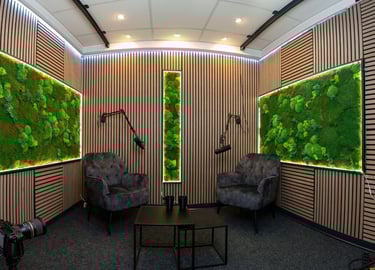 Podcast Aufnahmeraum von Create Lab