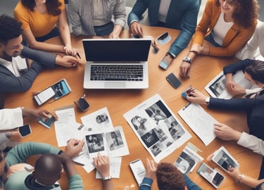 A cozy workspace with tools and materials neatly arranged, inviting creativity.